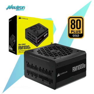 Fuente modular Corsair RM1000E certificada 80 plus gold