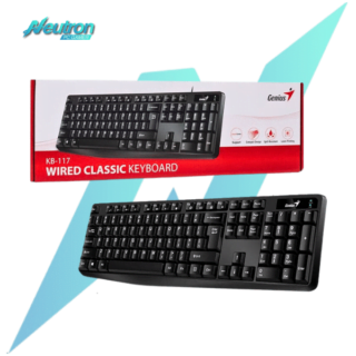 Teclado Genius Kb-117 Usb Sp Black