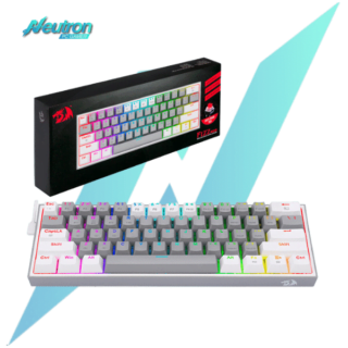 Teclado Mecanico Redragon Fizz Pro K616-Rgb Blanco_Gris